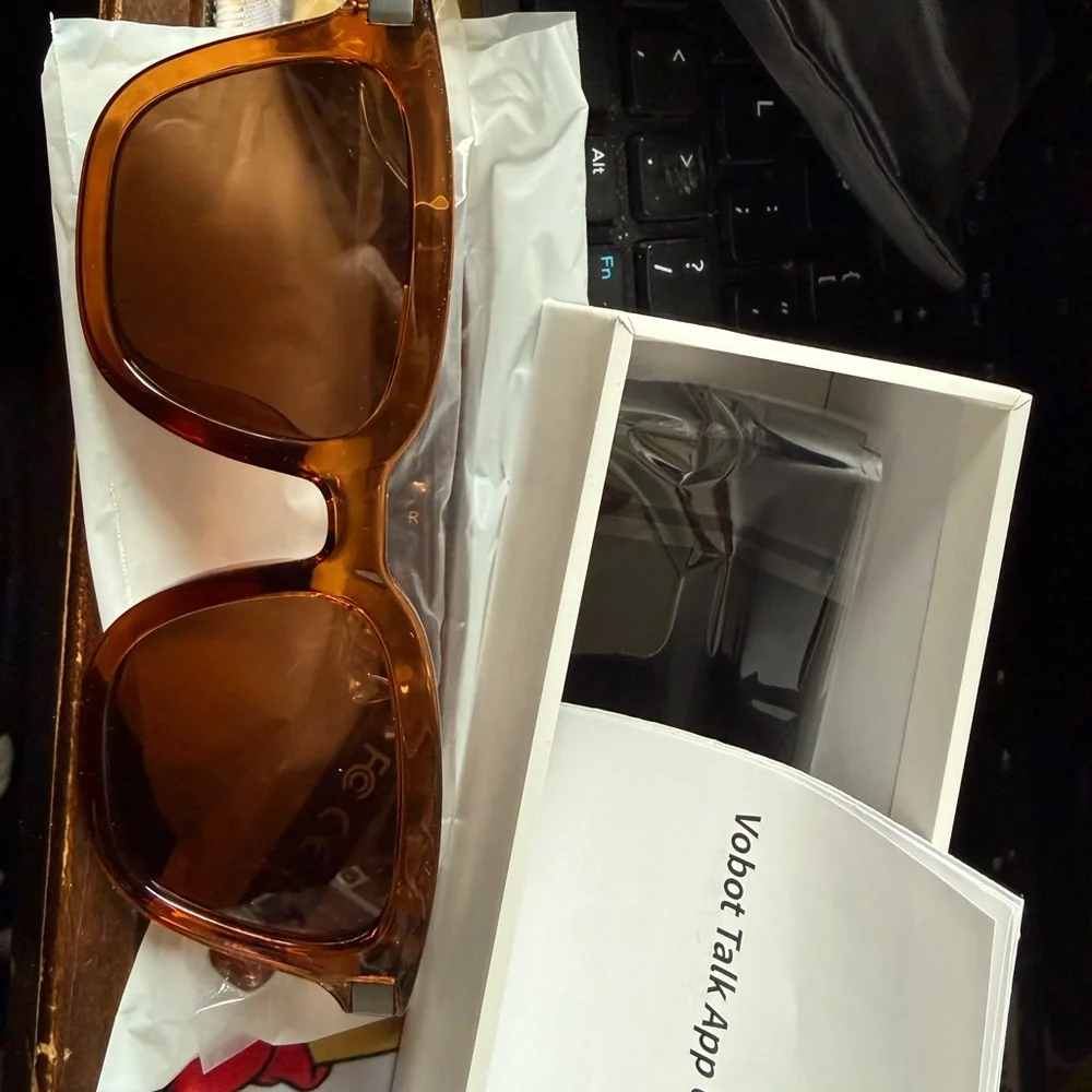 Smart AI Bluetooth Glasses for Women/Men with 144 Language Instant Translation &